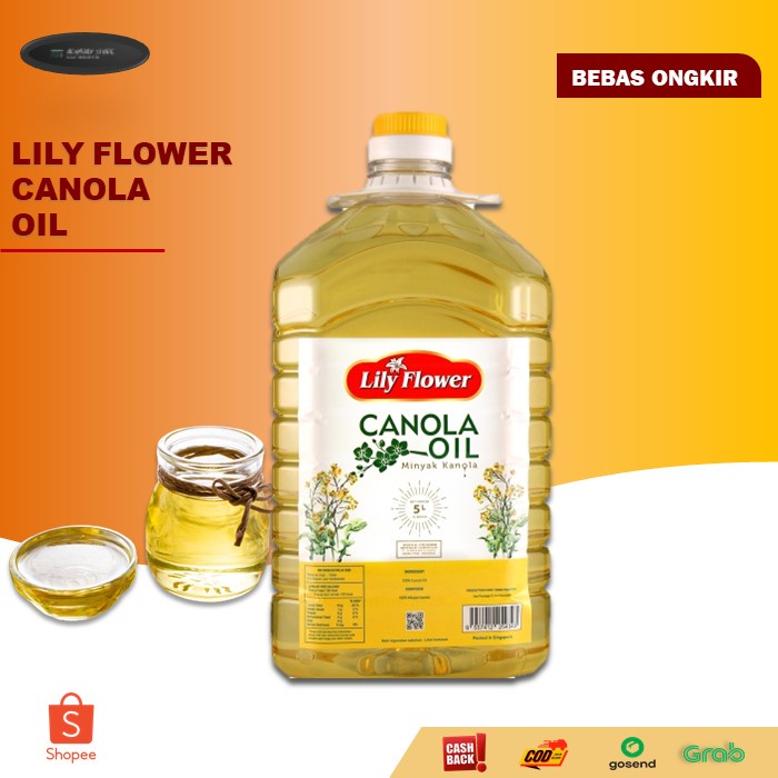 

Canola Oil Lily Flower 5L / Minyak Kanola 5Ltr