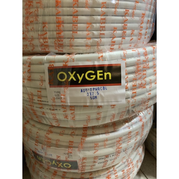 KABEL LISTRIK 3x2.5 mm 50 Meter KAWAT OXYGEN 1 Roll 50 meter