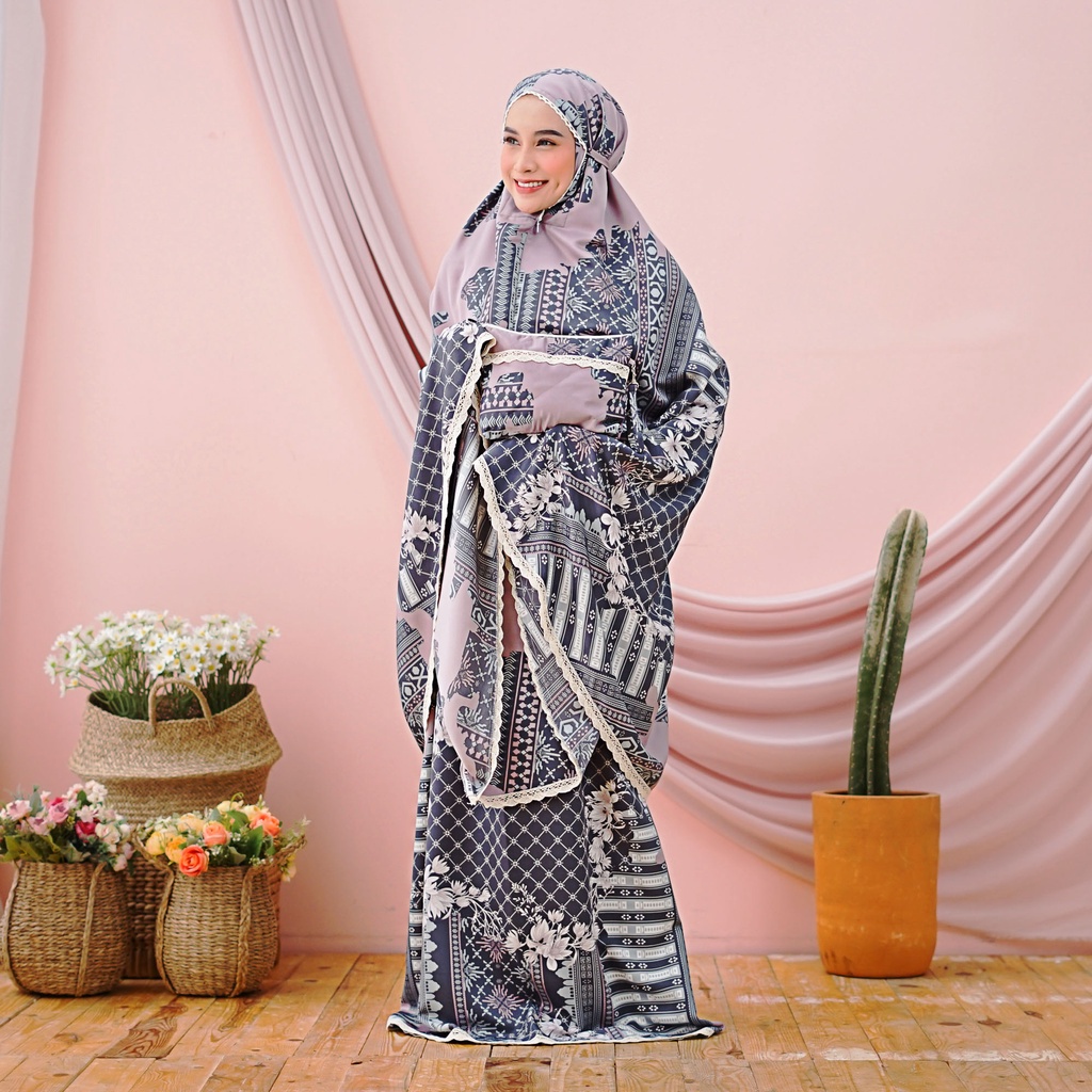 Mukena Silk Premium 2 IN 1 maxmara series