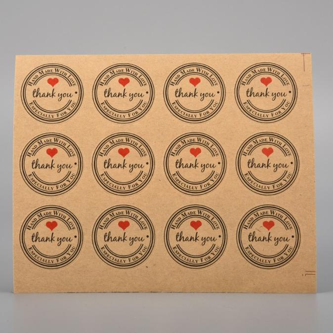 

Ready stock] Sticker handmade thank you bulat sticker toples ST05
