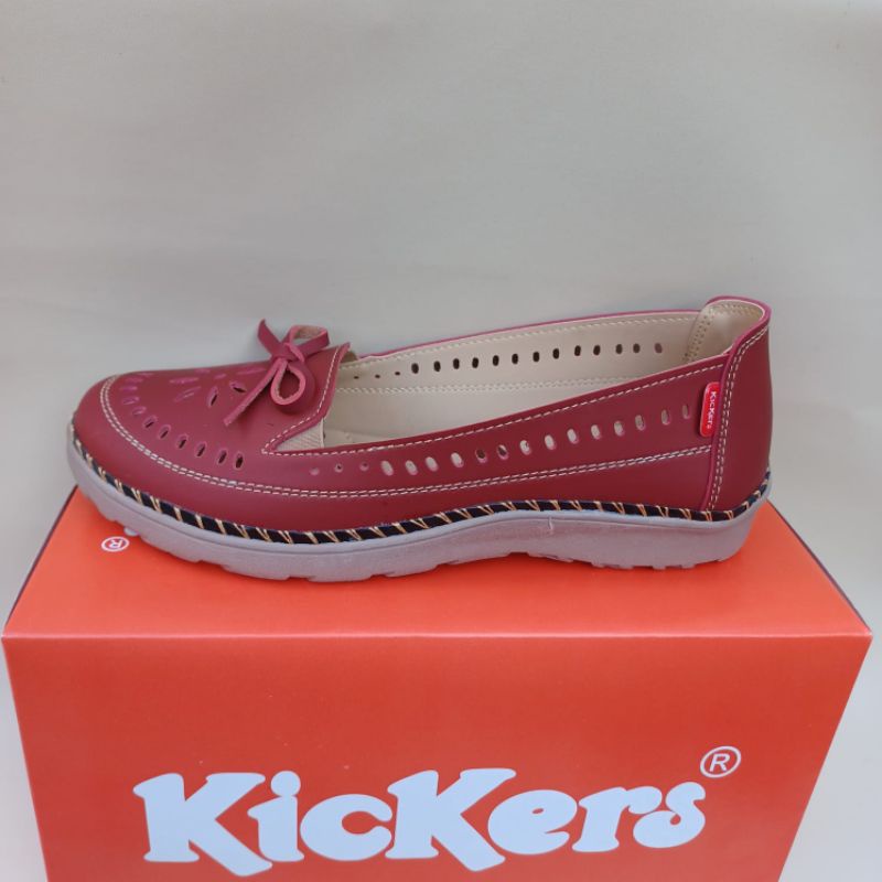 sepatu slip on wanita jumbo bigsize 41-45 kekinian. aulia 08
