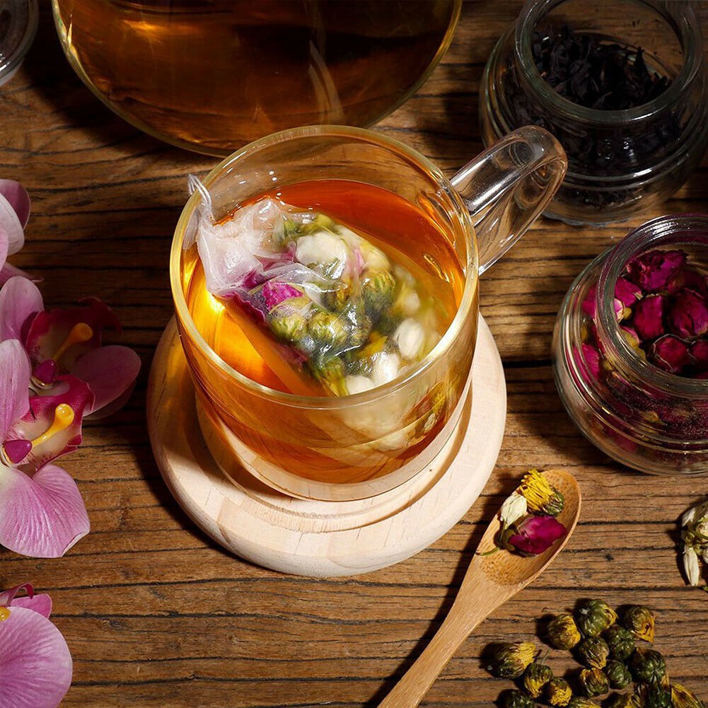 100 PCS Tea Bag |Kantong Teh Celup Kosong | Saringan Teh Celup Kosong Teabag