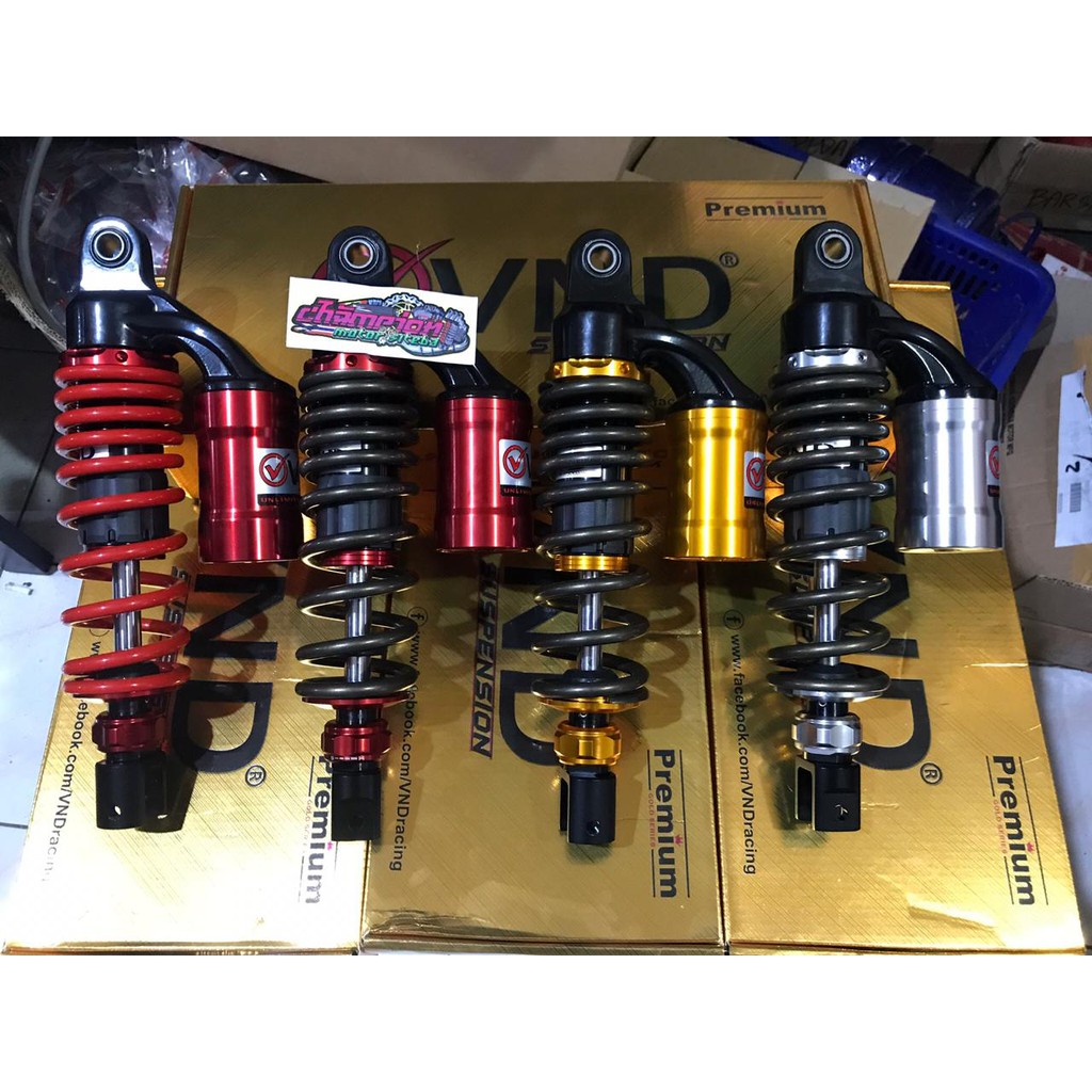 Shockbreaker Shock tabung atas matic mio beat scoopy vario fi miring VND racing LURUS RCB ak333