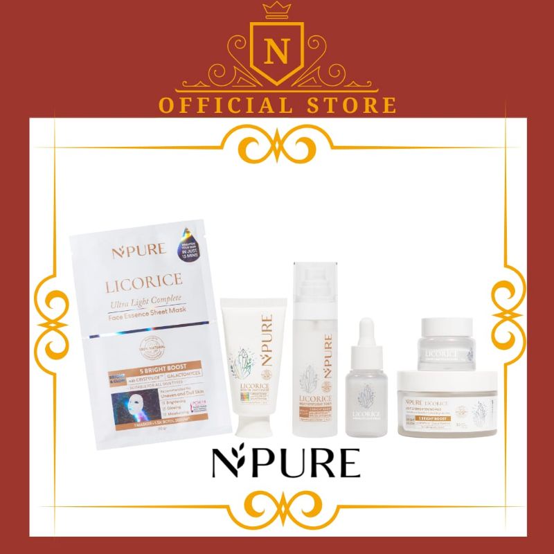 Jual NPURE LICORICE Milky Spotlight Toner/Light Up Brightening Clear