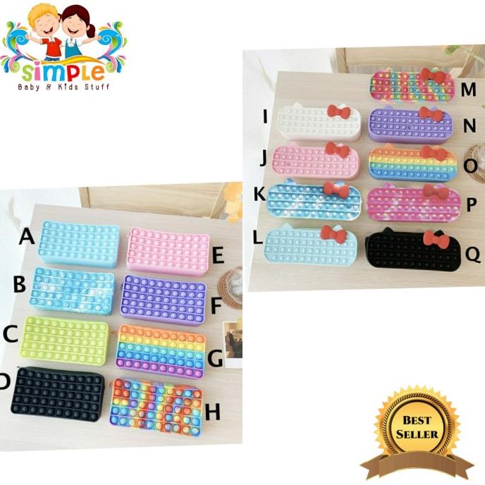 

------] Tempat Pensil/Kotak Pensil Pop It Import Kekinian Murah