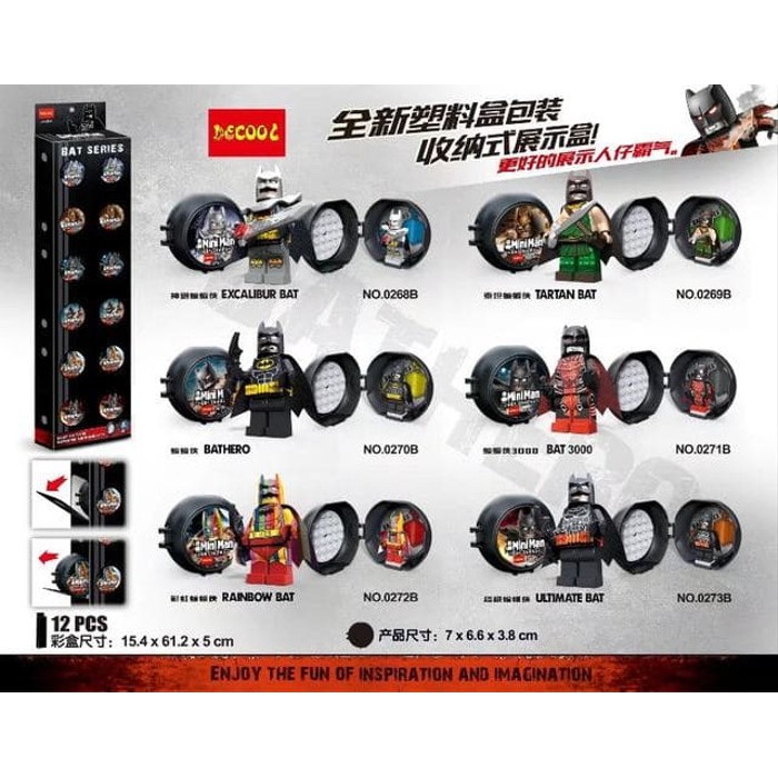 BS-129 Minifigure Batman -  Decool 0268B - 0273B - Super Heroes