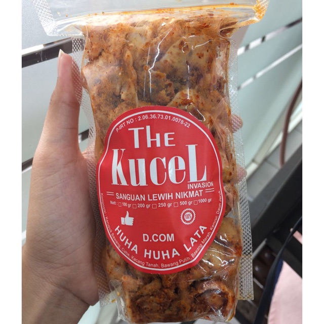 

The kucel ( kerupuk pecel )