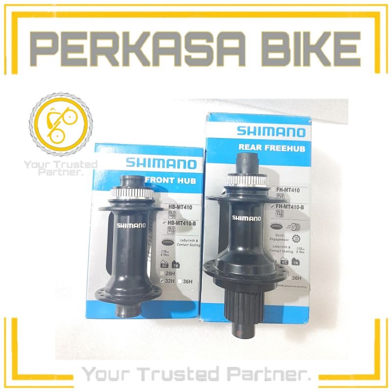 HUB FREEHUB SHIMANO DEORE HB-MT410-B BOOST 32H 100-142 MT 410 PERKASABIKE