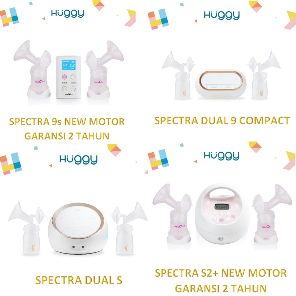 Spectra Breast Pump Electric Dual Pump | Pompa Asi Elektrik 2 Corong