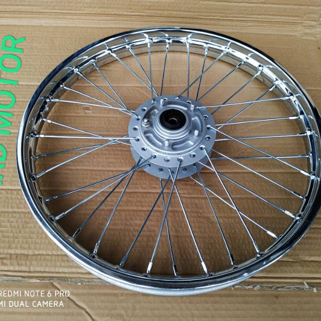 Velg depan jari jari standar supra x old lama supra fit old lama baud disc 5 second restorasi