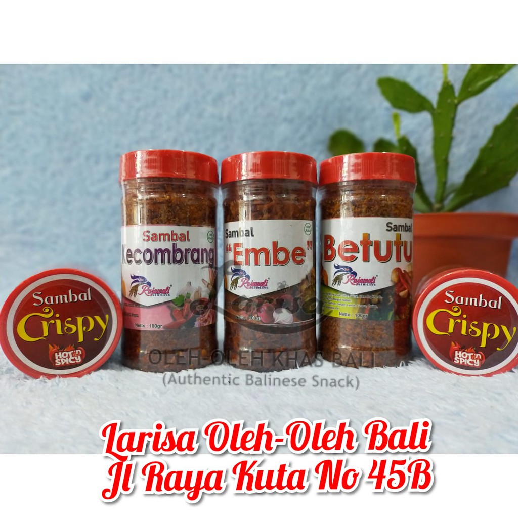 

Sambal Betutu, Embe, Sereh, Tuna, Kecombrang Khas Bali- Rajawali