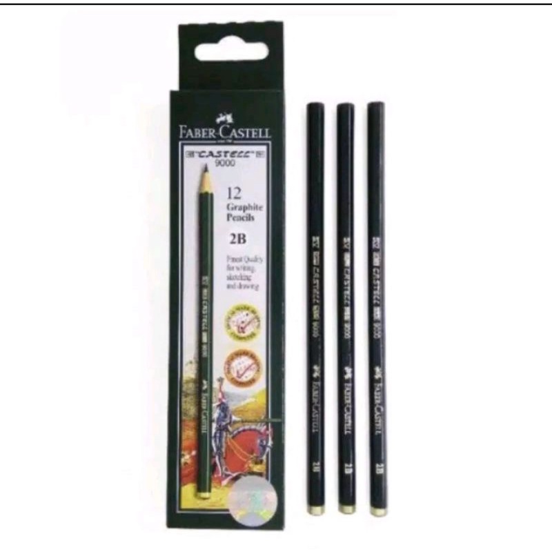 Jual Pensil Faber Castell 2B (1 Pack Isi 12 Pcs) | Shopee Indonesia