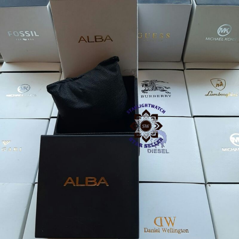 kotak jam tangan alba box kayu