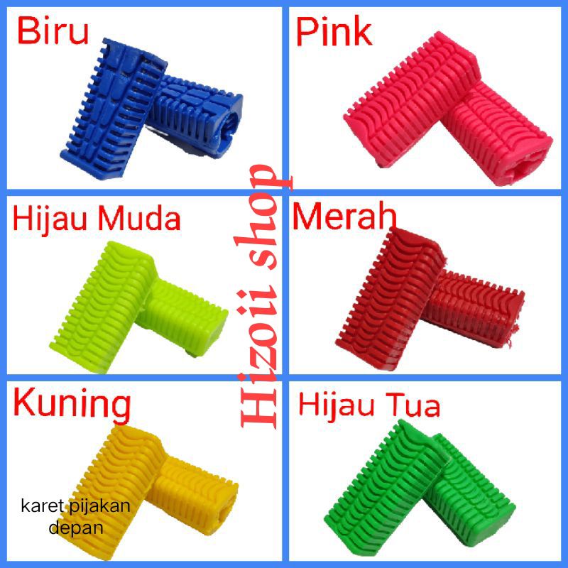 karet pijakan depan/karet footstep depan universal variasi warna