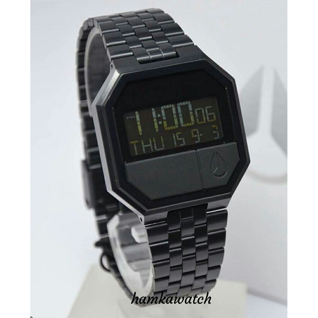 jam tangan / Watch_Id nixon original - nixon re run original black