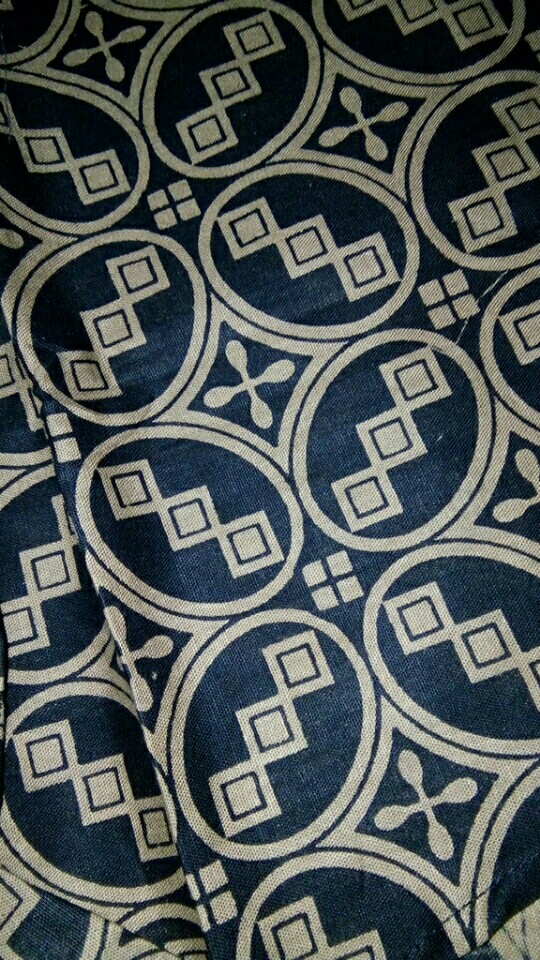 Batik Tunik Shibori Jumputan Terbaru All Size 106cm / Hrb026 Yelbor Navbor / Biru Putih / Original..