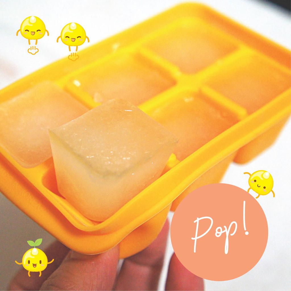 Mother's Corn Double Silicone Freezer Cubes Wadah Makanan Bayi Mothers