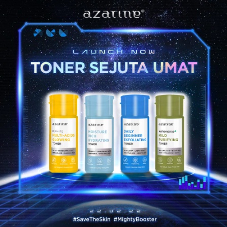 AZARINE Toner 90ml | Exfoliating Purifying Hydrating Glowing