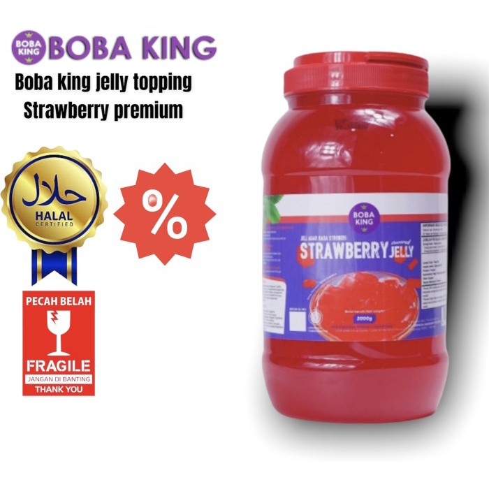 

BOBAKING TOPPING strawberry JELLY premium