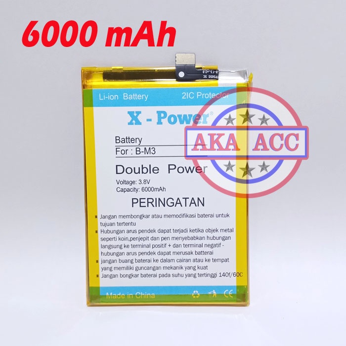 Baterai Vivo Y30 1938 BM3 B-M3 Batu Batre Tanam Double Power