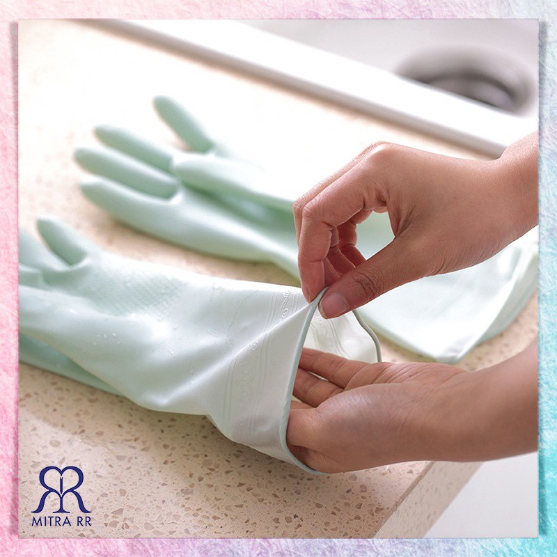 Sarung Tangan Karet Latex Rubber Gloves | Sarung Tangan Cuci Piring Anti Air Serbaguna