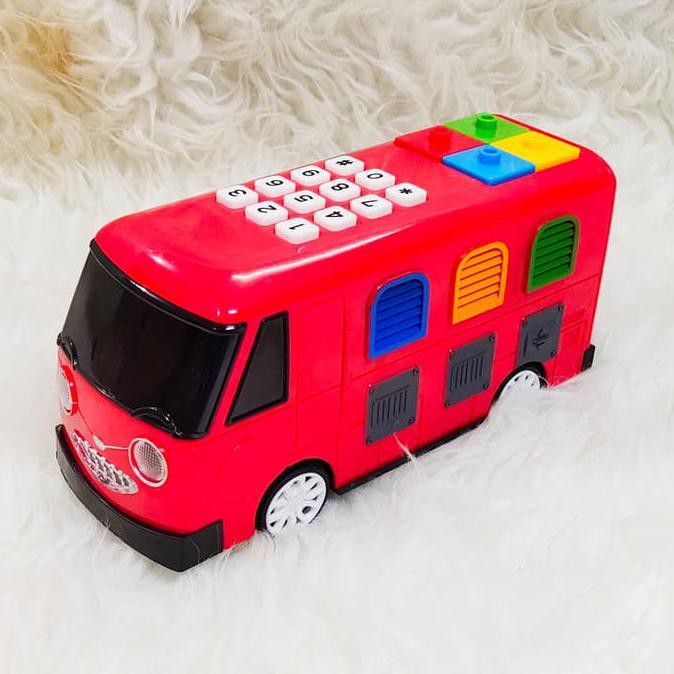 Mainan Anak Bus Tayo Mini Train Series ~ New Tayo Car - Merah - Termurah 
