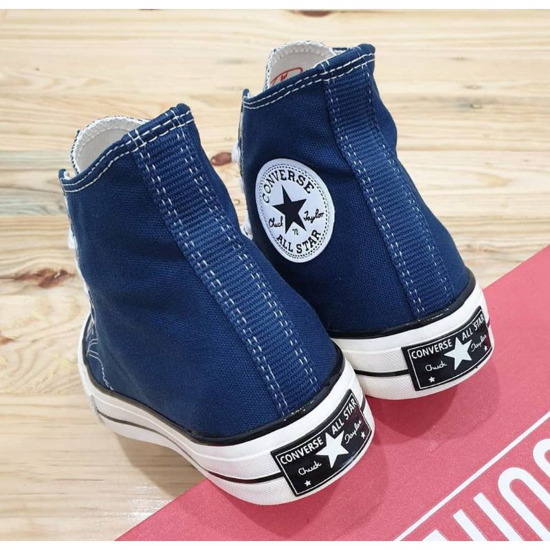 CONVERSEE CT 70's HIGH NAVY GLOSSY (KINCLONG) IMPORT MADE IN VIETNAM