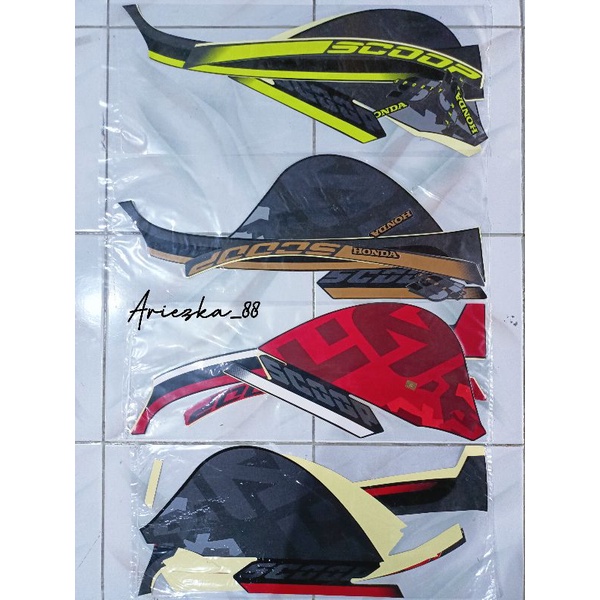 Striping scoopy 2020 2021 sporty | stiker bodi motor scopy 2021