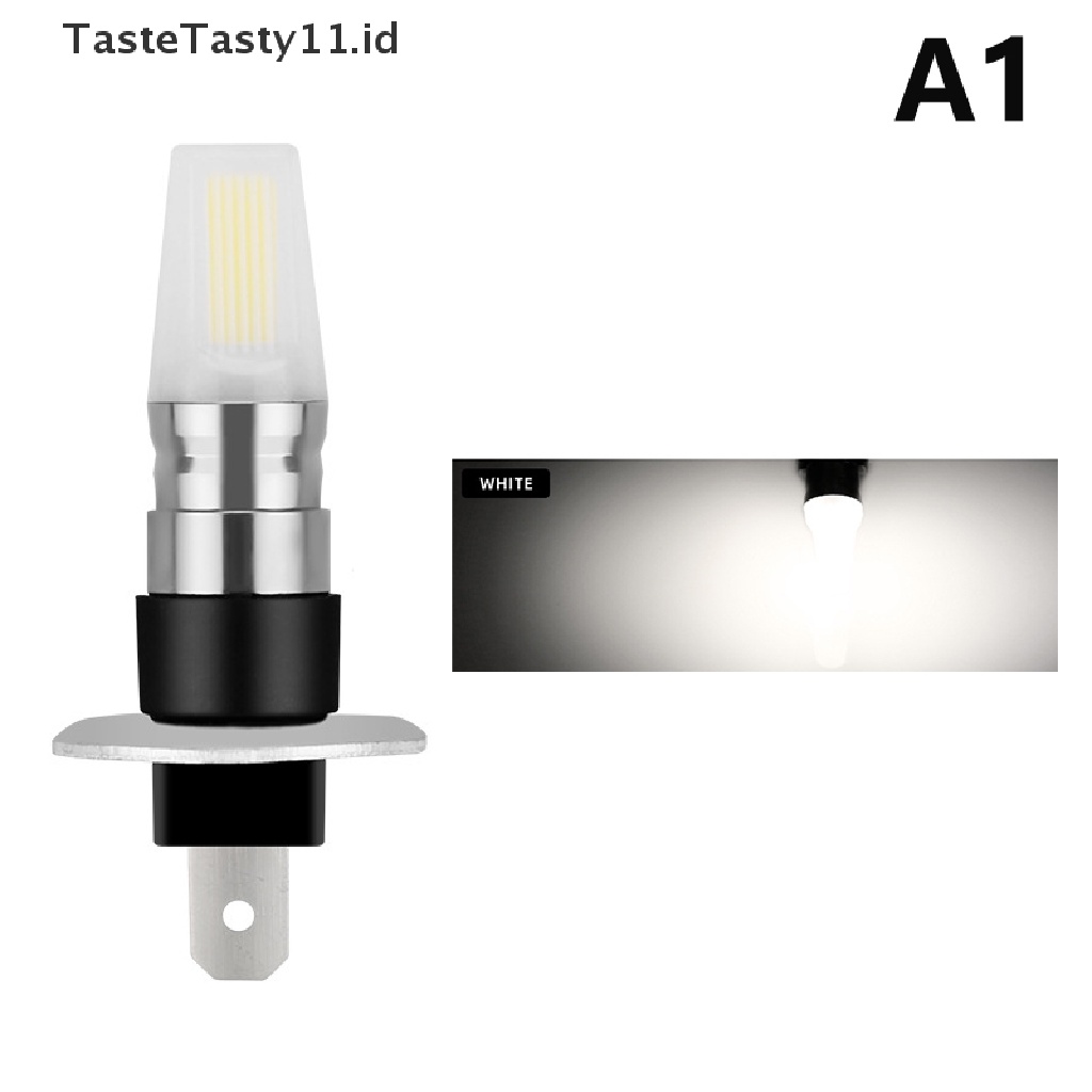 (TasteTasty) Lampu Kabut Depan Mobil COB LED H1 / H3 12V 7 Warna Super Terang