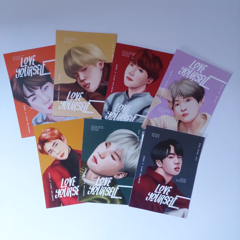 

[CLEARANCE SALE] BTS Love Yourself Fanart Postcard