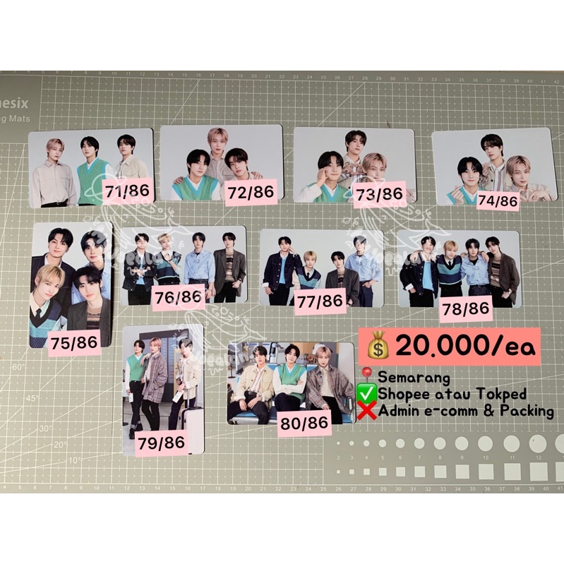 TRADING CARD ENHYPEN UNIT OFFICIAL (BACA DESKRIPSI)