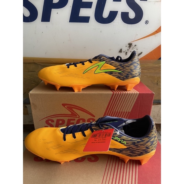 SEPATU SEPAK BOLA SPECS ALPHA PRO ORANGE