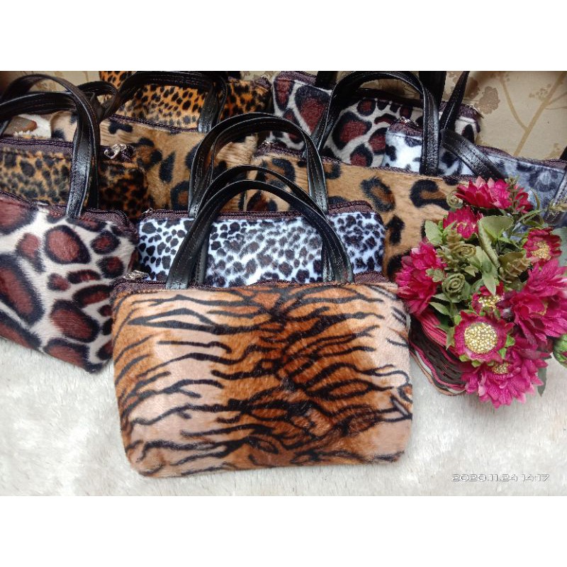 dompet Teng teng leopard / dompet macan /dompet leopard