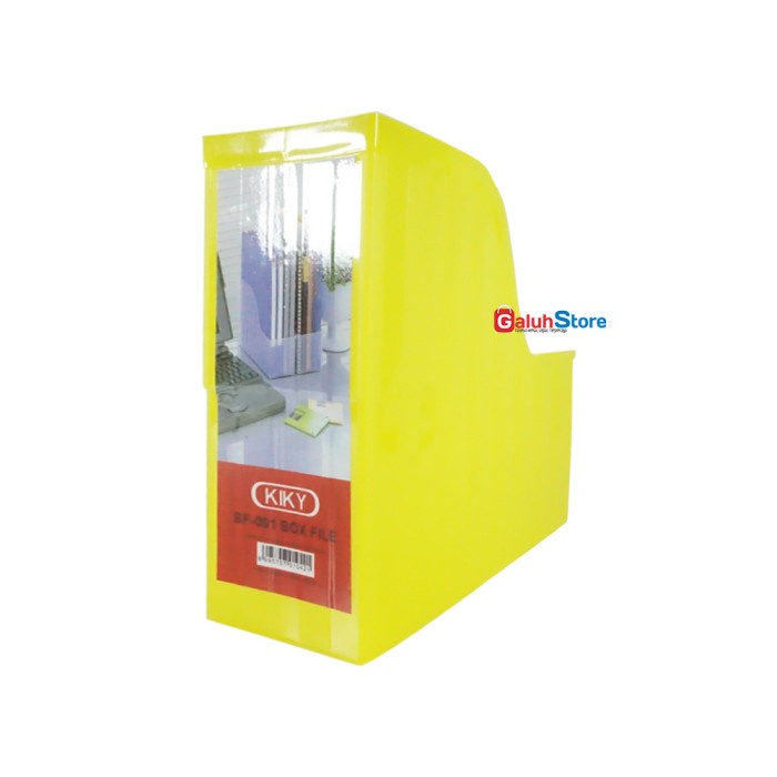 

File-Box- Kiky Box Plastik File A4 - Kuning -Box-File.