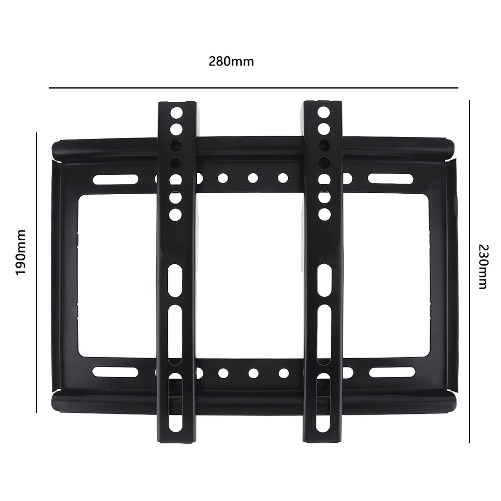 Mi.more Bracket TV Dinding Mount Braket 14 &quot;~ 42&quot; untuk Sebagian Besar  25Kg HDTV LCD LED Plasma Datar TV Pemegang Gantungan Rak Berdiri Hitam