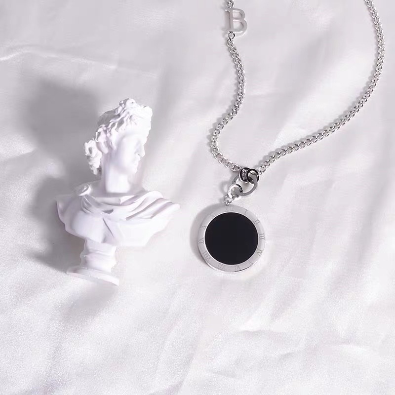 Kalung Bvl B panjang hijab titanium anti karat harga grosir bisa cod