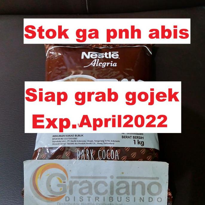 

NESTLE DARK COCOA CHOCOLATE ALEGRIA 1KG KAKAO BUBUK PROFESIONAL
