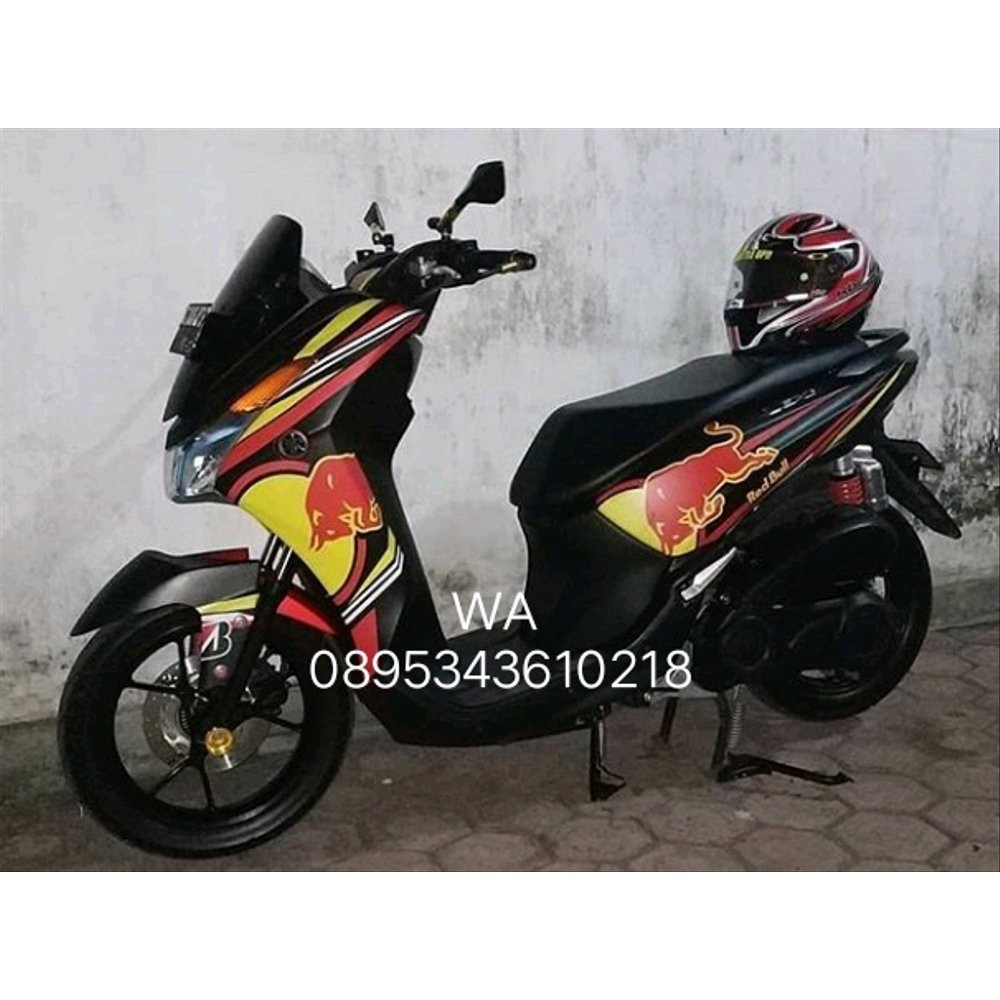 Variasi Sticker Motor Sticker Decal Yamaha Lexi Stiker Lexi