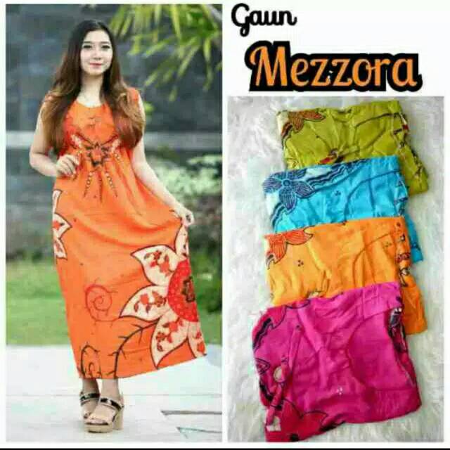 Gaun mezzora grosir baju murah baju kekinian setelan wanita fashion wanita batik modern baju tidur