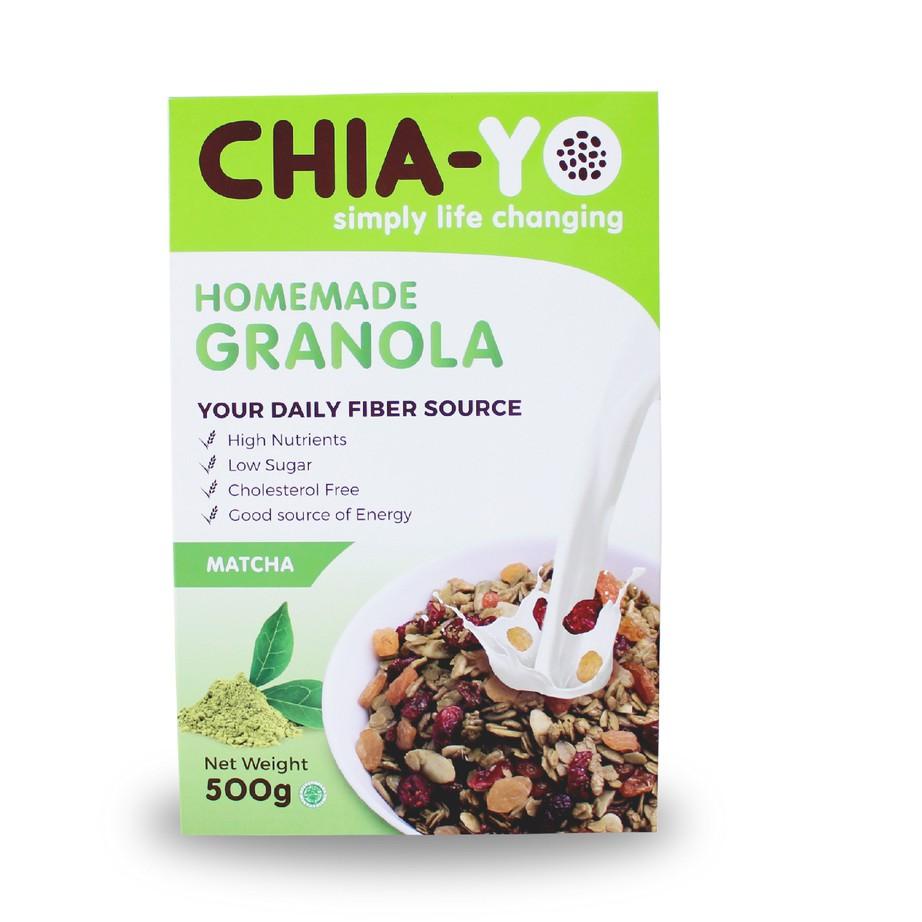 

11.11✔️Chiayo PAKET : 2 Granola 500gr (Original & Matcha)|SQ4