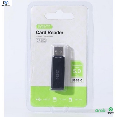 ROBOT CR102 USB 3.0 Cap Design with 2 slot card reader