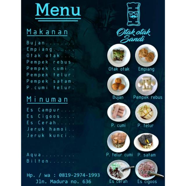 

Paket 1 otak-otak dan pempek khas bangka