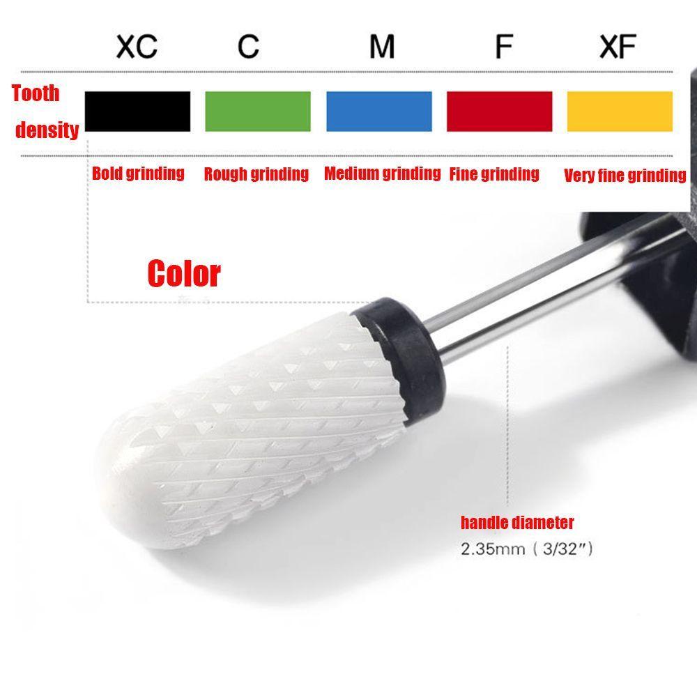 Mata Bor Paku AUGUSTINA Pemotong 23jenis Aksesoris Aparatur Pedicure3/32 &quot;Alat Milling Cutter Kikir Nail Art Keramik