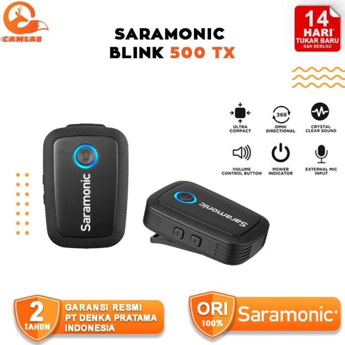 Saramonic Blink 500 TX Wireless Clip-On Transmitter Blink500 TX RESMI