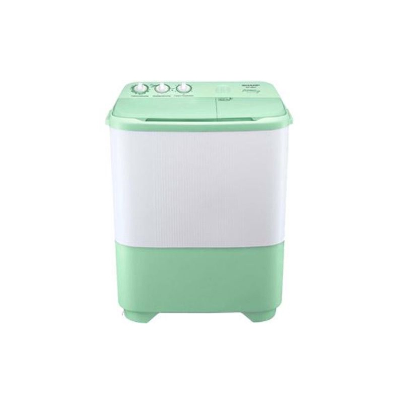 MESIN CUCI 7,5 KG SHARP ES-T89SJ-GR 2 TABUNG LOW WATT HIJAB SERIES GARANSI RESMI 89 SJ GR