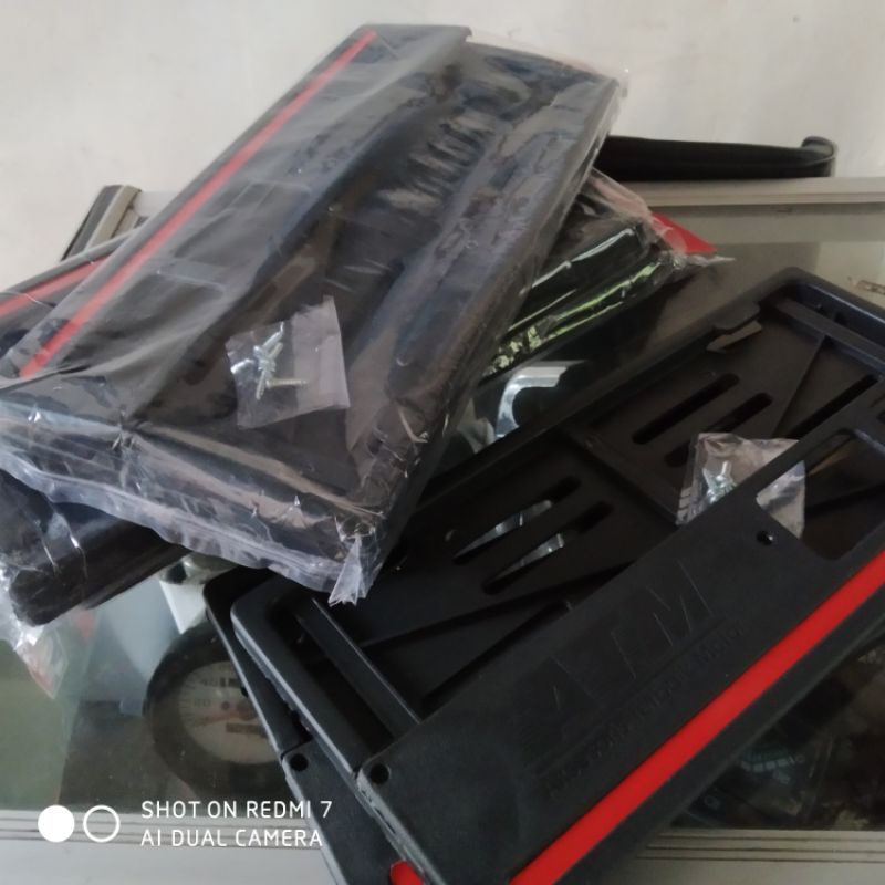 cover plat nomor motor/tempat plat nomor motor