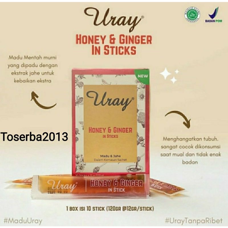 

Madu Uray Sachet - Honey ang Ginger in Stick 120gr