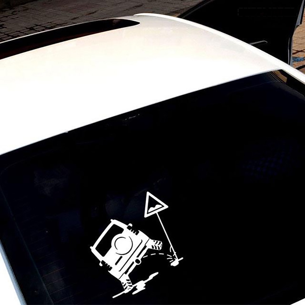 Sticker Decal Reflektor Dekorasi Body Dan Jendela Mobil Motif Gambar Lucu