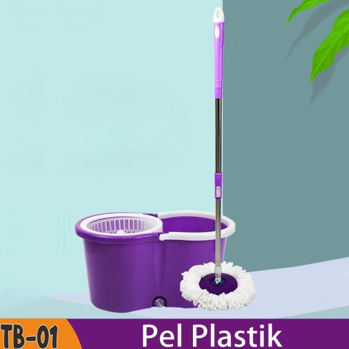 DISKON Alat Pel Lantai Hitam - Ultra Mop Black spin mop kain pel lantai praktis Free 2Kain Pel Alat Pel Lantai Mop Dengan Rol Praktis Kain Pel Putar Spin Mop 6L Bucket Ultra Mop