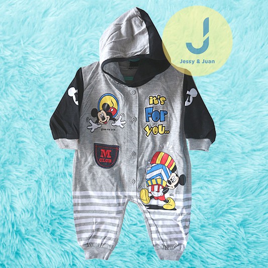 Baju Bayi Murah & Lucu / Jumper Bayi / Jumpsuits Mickey Mouse
